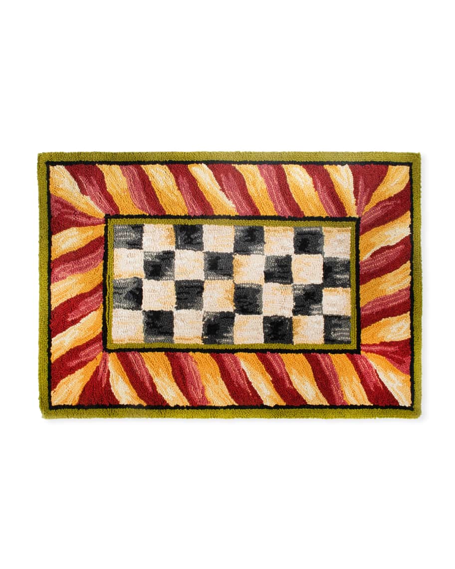 【新品・タグ付き】MACKENZiE-CHiLDS  CHECKラグ 新品・タグ付き】MACKENZiE-CHiLDS CHECKラグ 新品・タグ付き