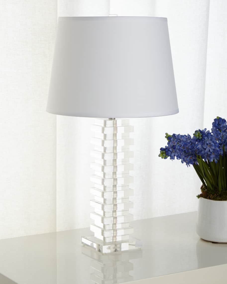 Acrylic shop table lamp
