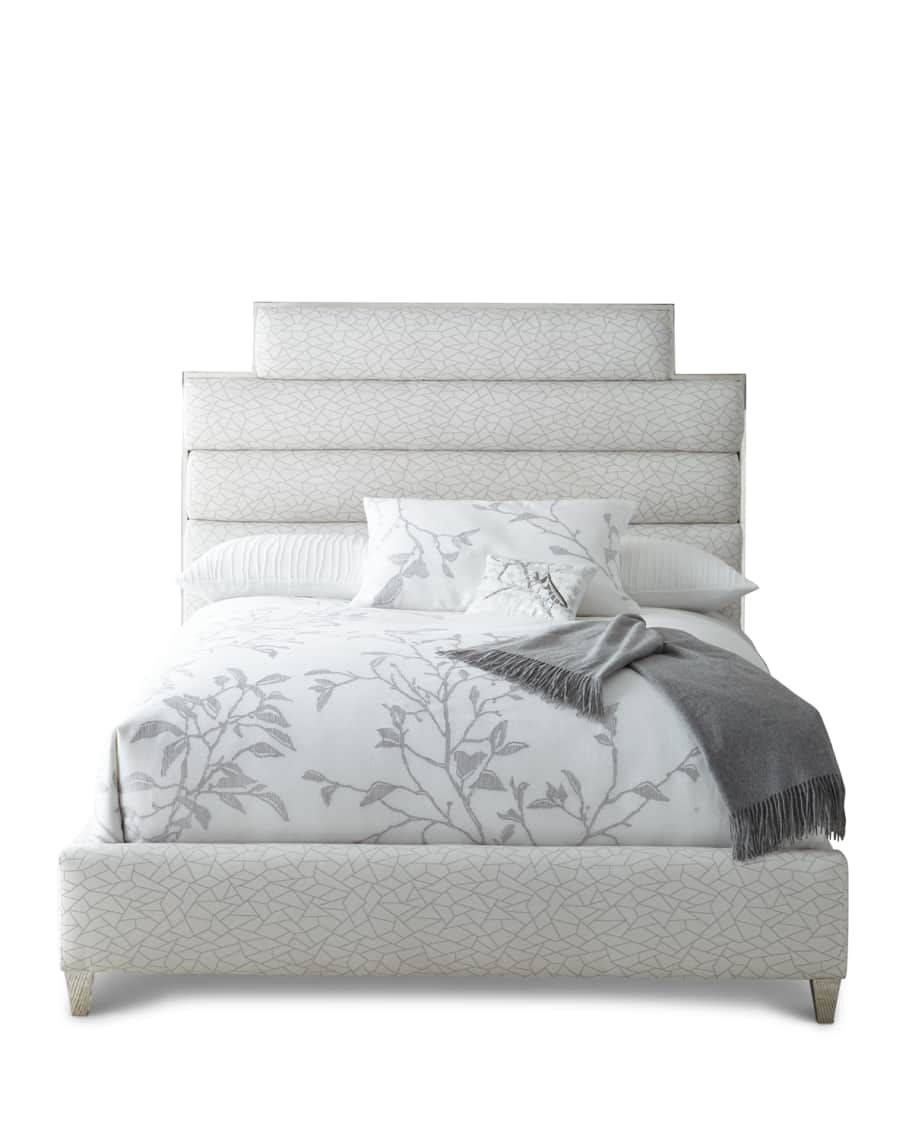 Image 2 of 2: Paloma Channel-Tufted California King Bed