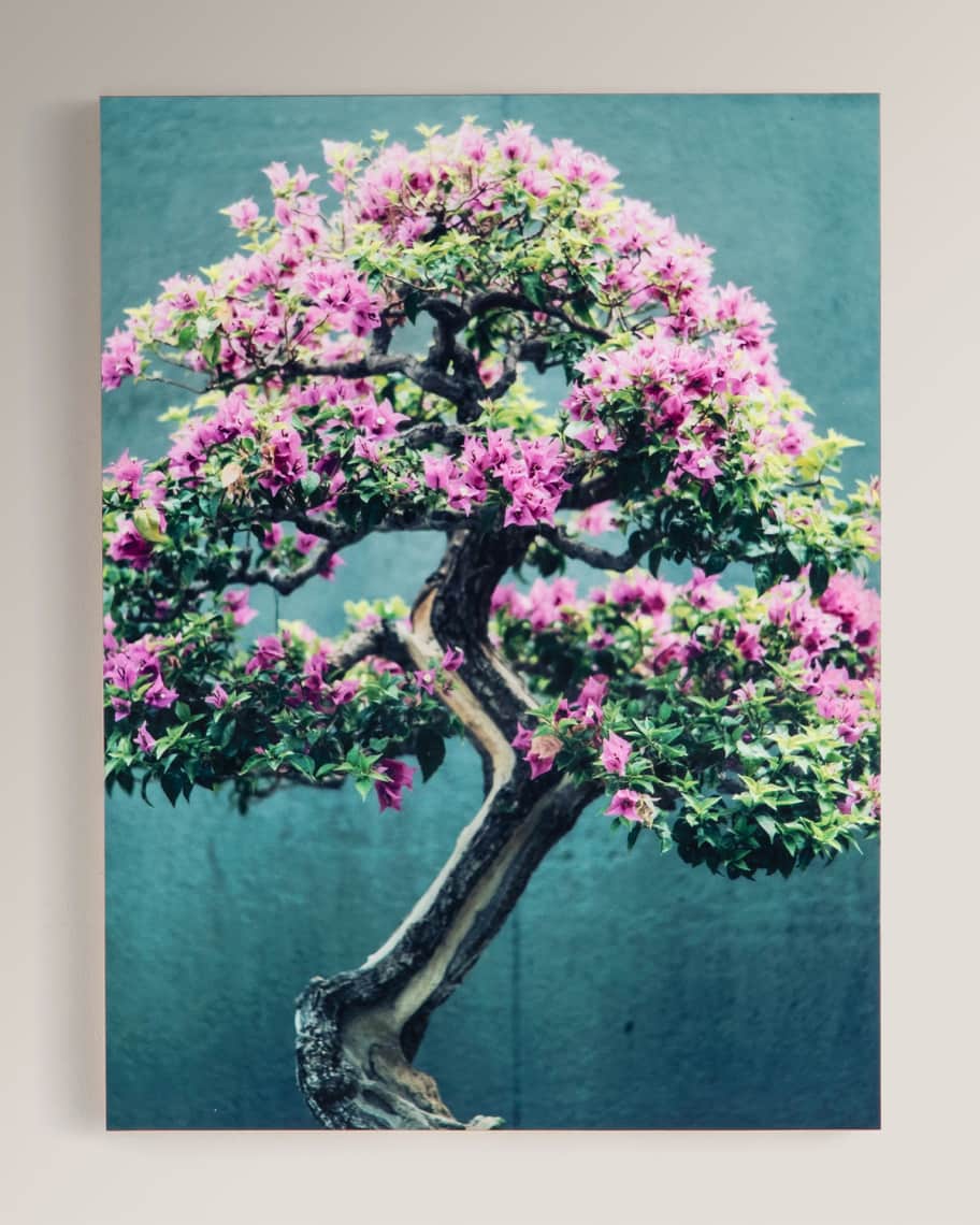 Image 1 of 3: "Purple Tree" Photography Print on Maple Box Framed Wall Art