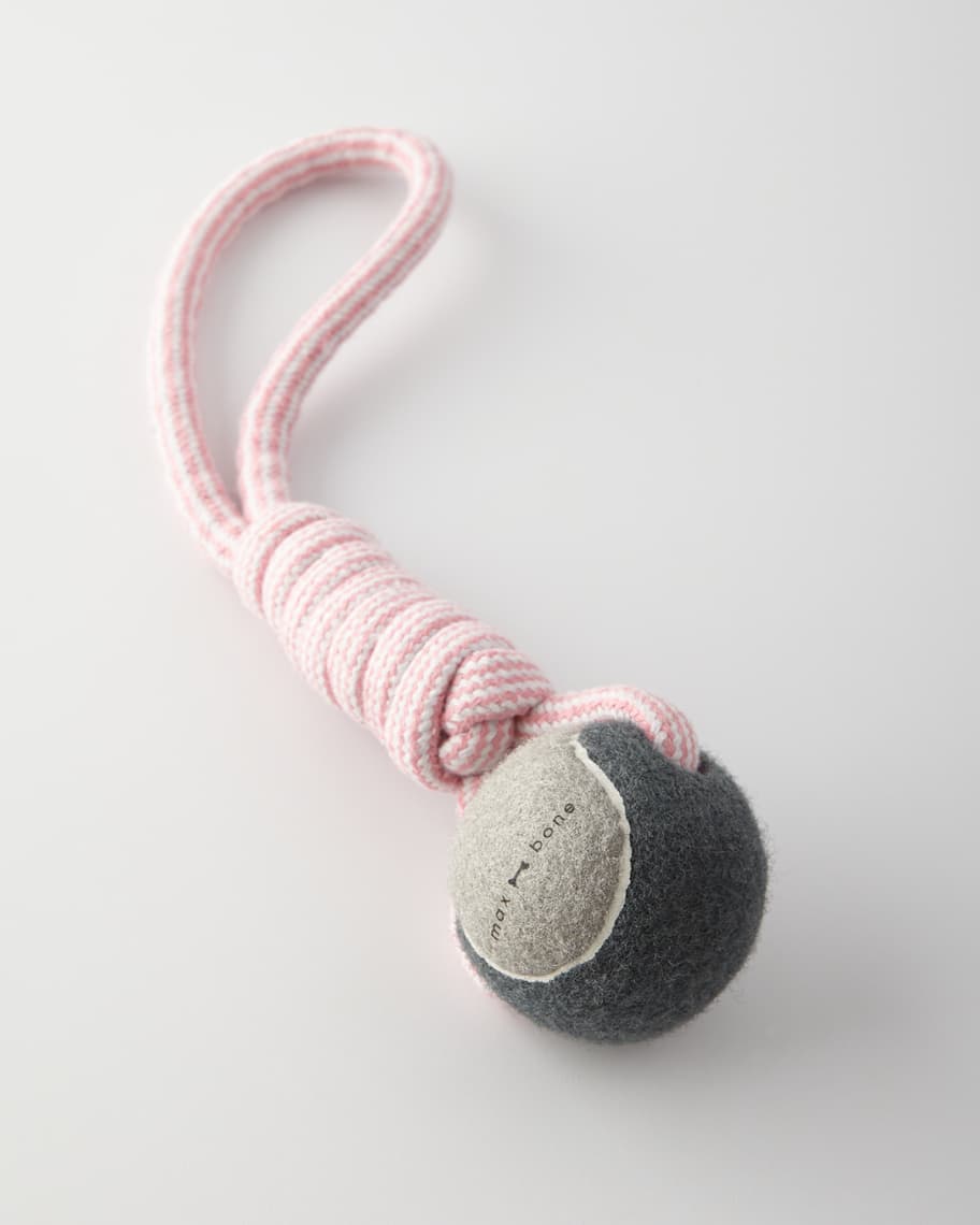 Maxbone Tennis Ball Rope Dog Toy Horchow