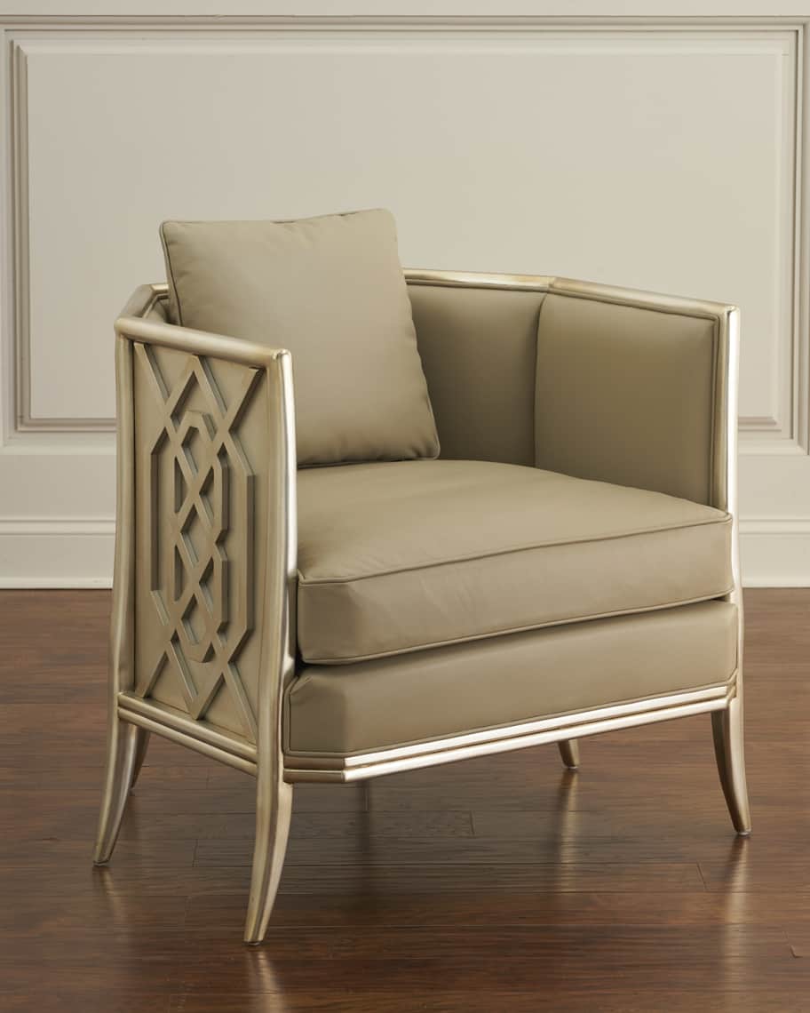 Image 1 of 3: Fretwork Lounge Chair