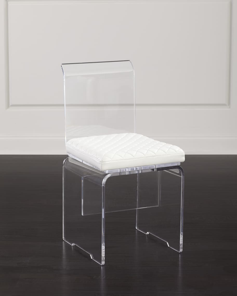 Image 1 of 3: Lex Modern Lucite Chair