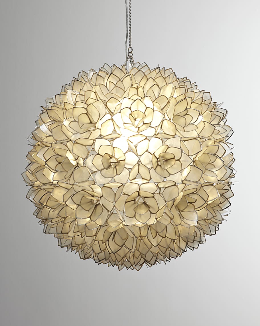 Neiman Marcus Capiz Shell 1 Light Pendant Horchow