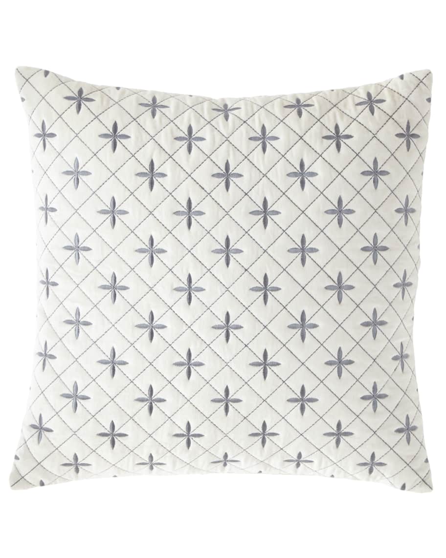 Image 1 of 1: Darboux Embroidered Velvet Decorative Pillow
