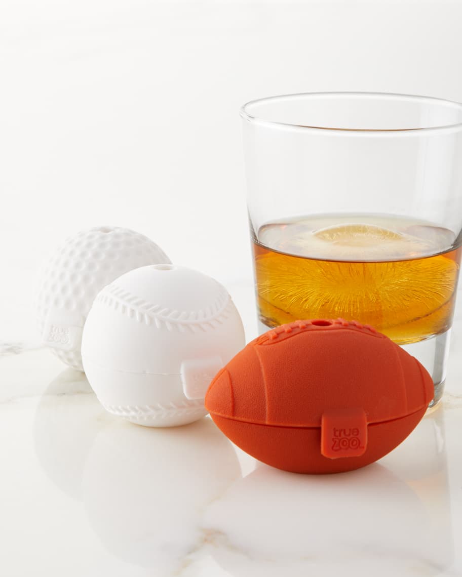 Image 1 of 3: Sports Ice Cube Molds, 3-Pack