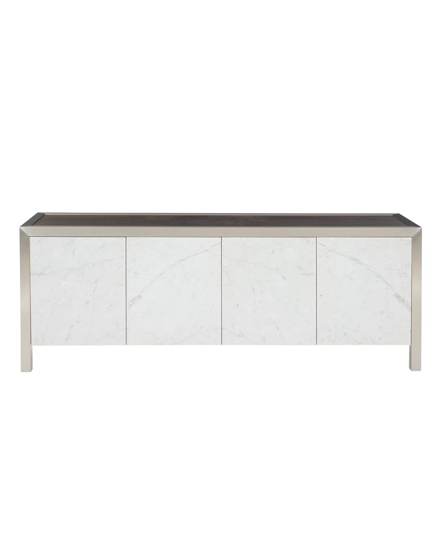 Image 1 of 2: Decorage Marble Door Entertainment Console