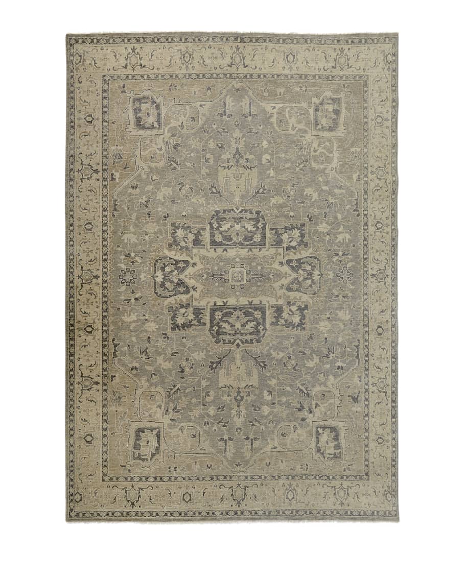 Image 2 of 2: Bishop Hand-Knotted Rug, 4' x 6'