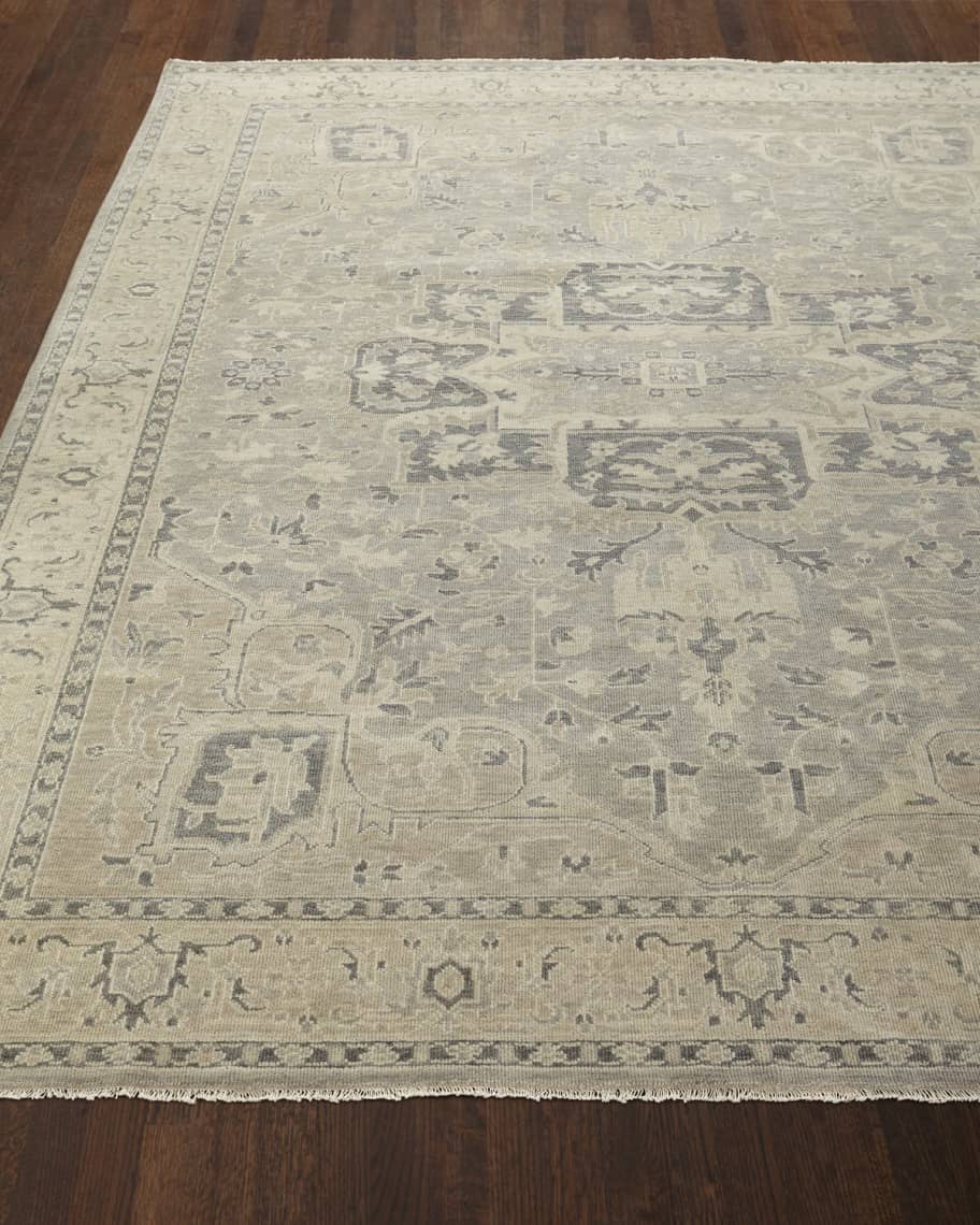 Image 1 of 2: Bishop Hand-Knotted Rug, 4' x 6'