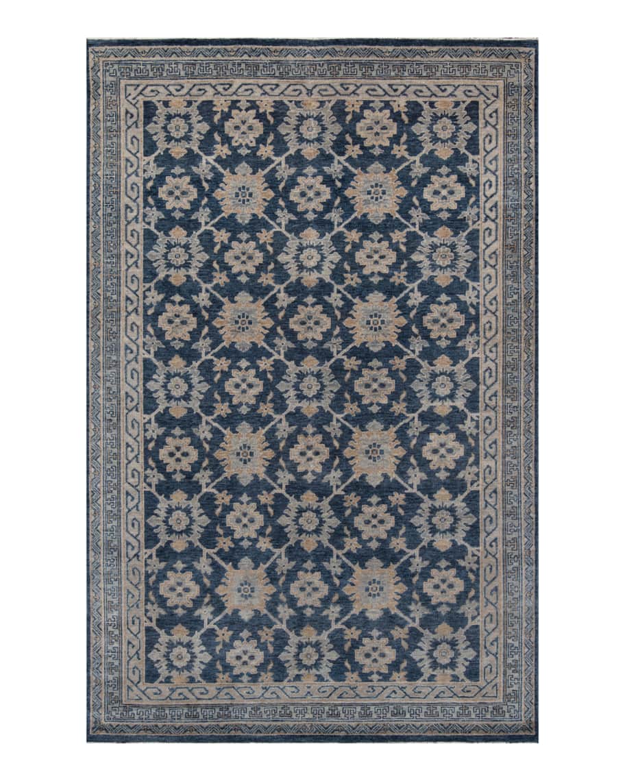 Image 2 of 5: Bethany Hand-Knotted Rug, 9" x 12"