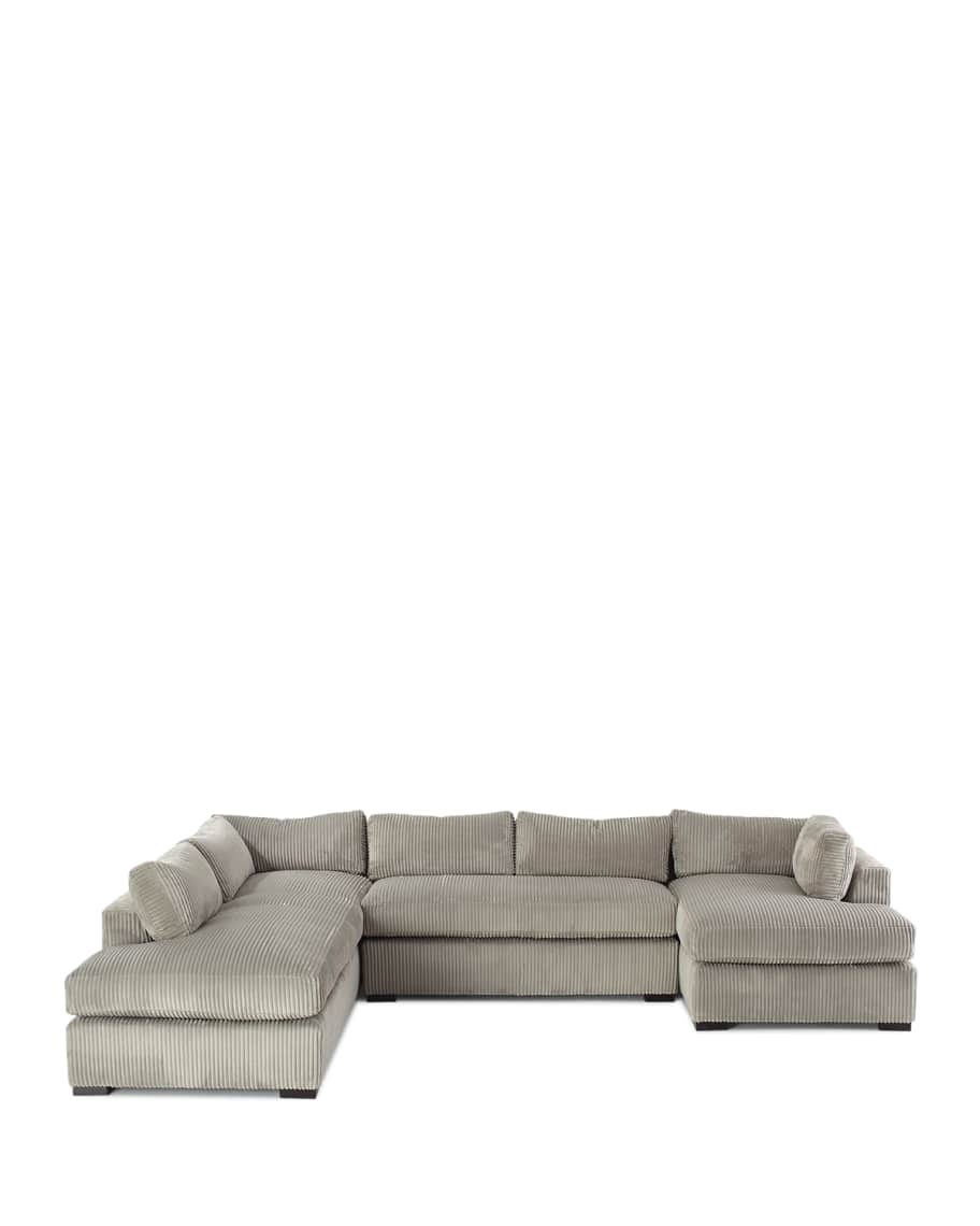 Old Hickory Tannery Mitchell Upholstered Sectional Sofa (Left Facing