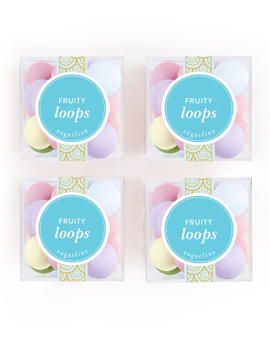 Image 1 of 1: Fruity Loops Cubes, Set of 4