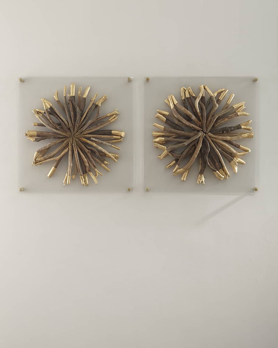 Palecek Acrylic Driftwood Round Wall Decor Horchow