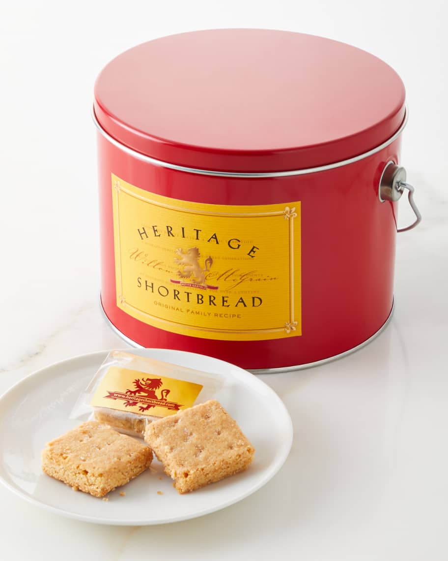 Image 1 of 2: Red Shortbread Tin