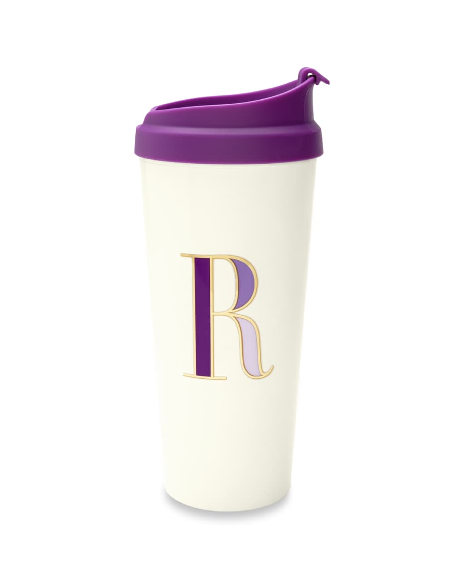kate spade new york thermal "r" initial travel mug Horchow