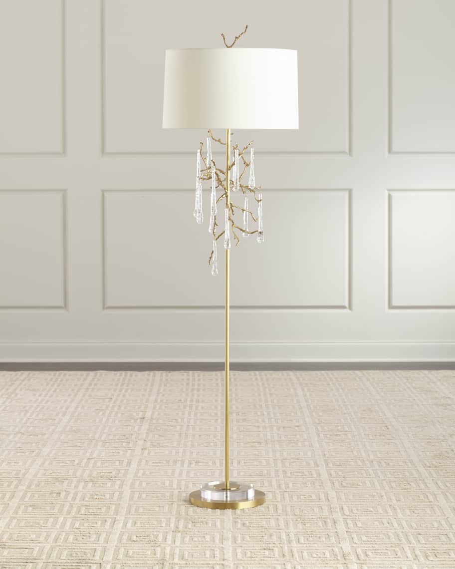 Crystal drop floor lamp outlet