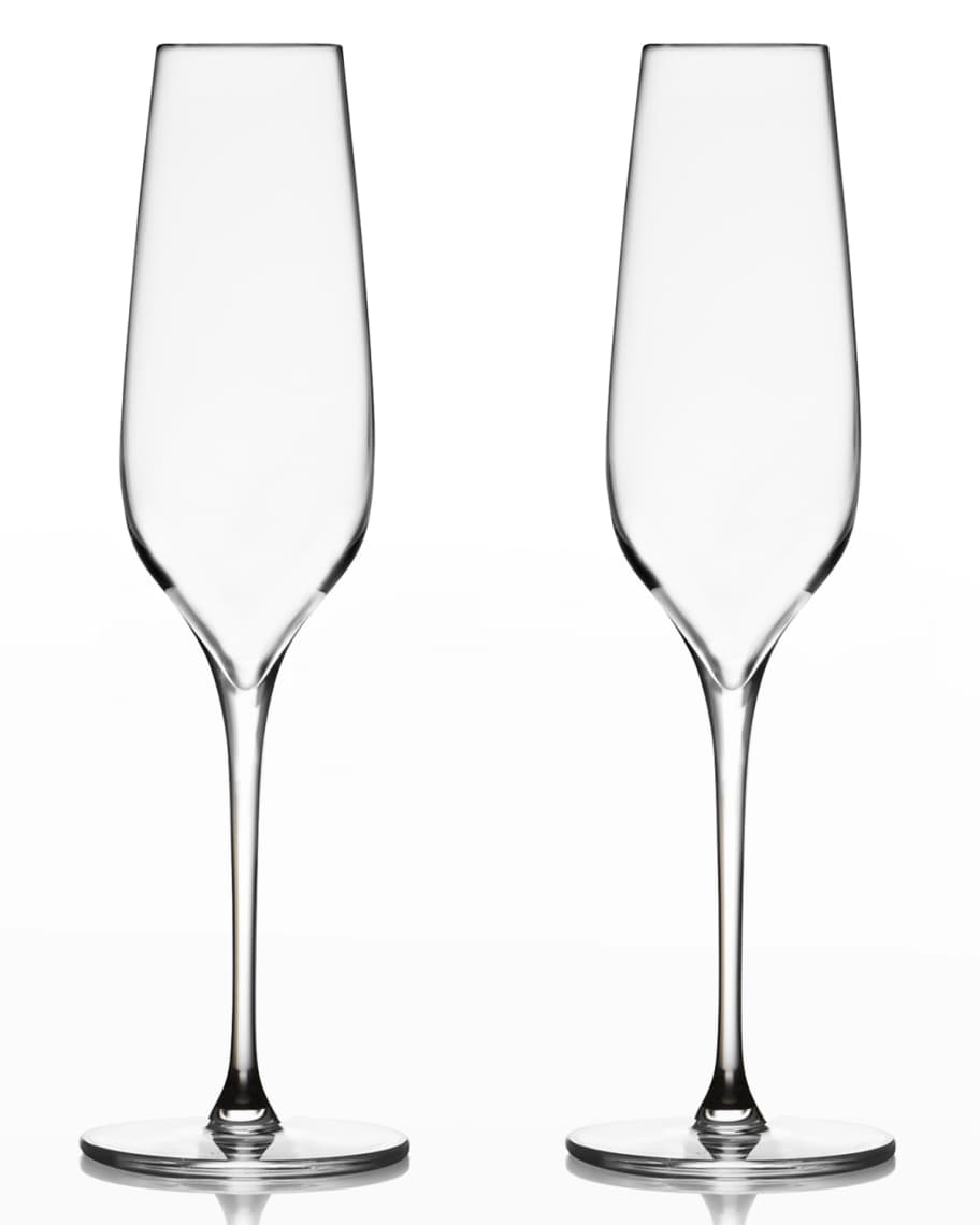Image 1 of 2: Vie Champagne Flutes, Set of 2