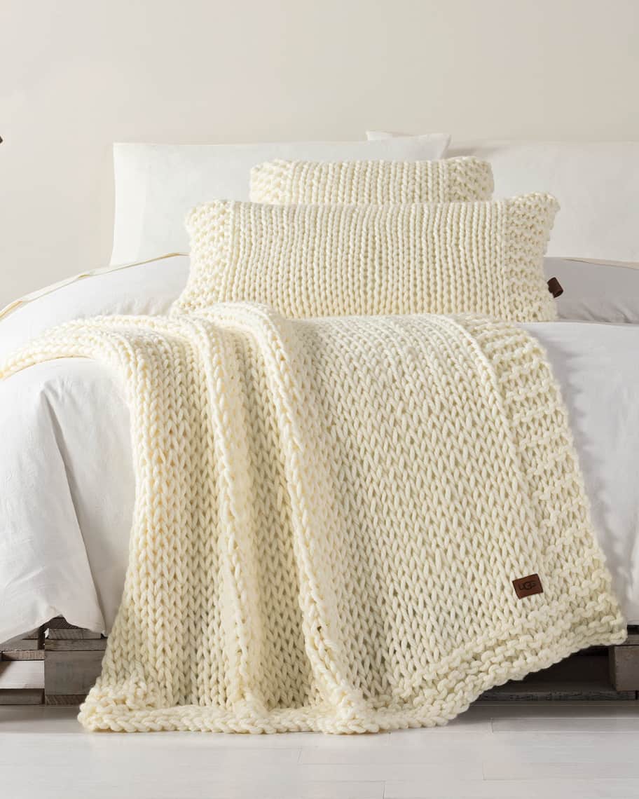 Image 1 of 1: Wharf Knit Throw Blanket