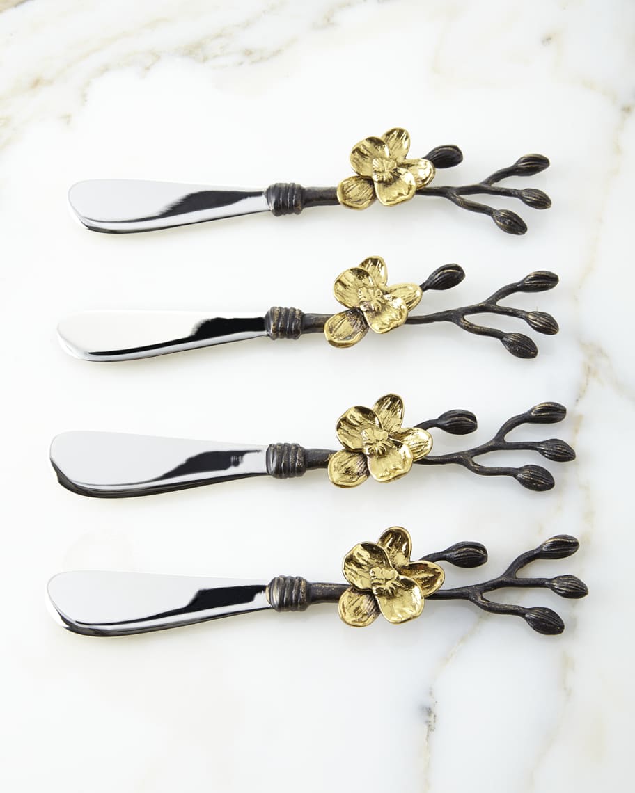 Image 1 of 1: Four Gold Orchid Spreaders