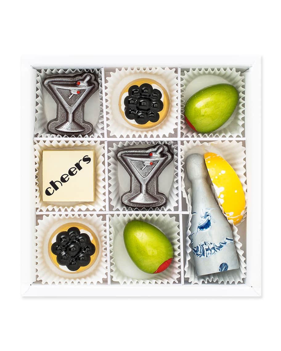 Image 1 of 3: Cocktails & Caviar Chocolate Gift Box