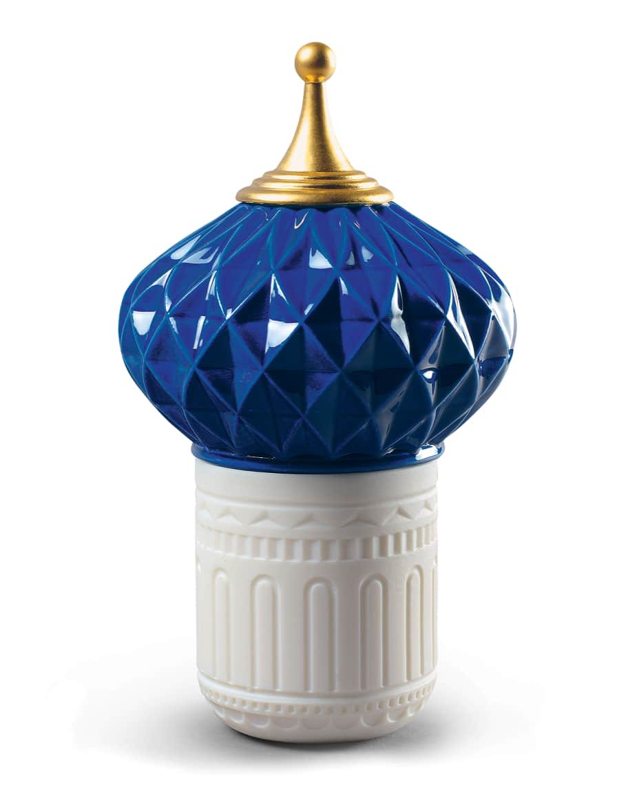 Image 1 of 1: Blue Spire 1001 Lights Candle