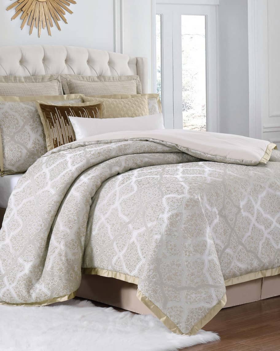 Image 1 of 3: Paloma 4-Piece Queen Comforter Set