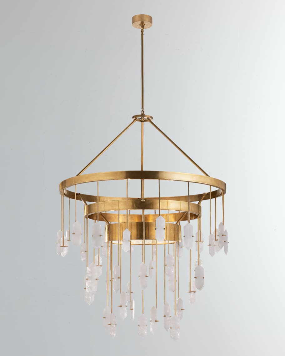 Image 1 of 1: Halcyon Large Three Tier Chandelier By Kelly Wearstler