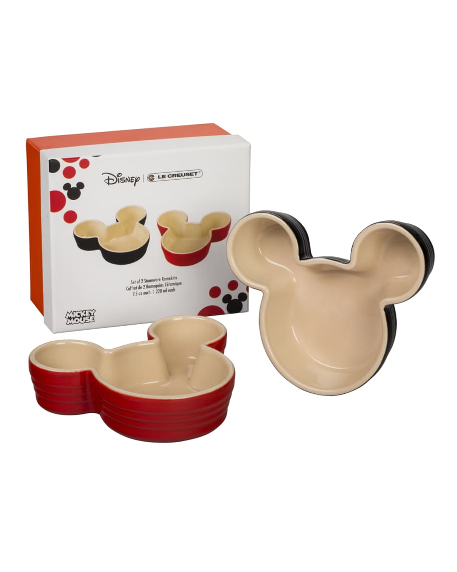 Image 1 of 1: Disney Mickey Mouse Ramekins, Set of 2