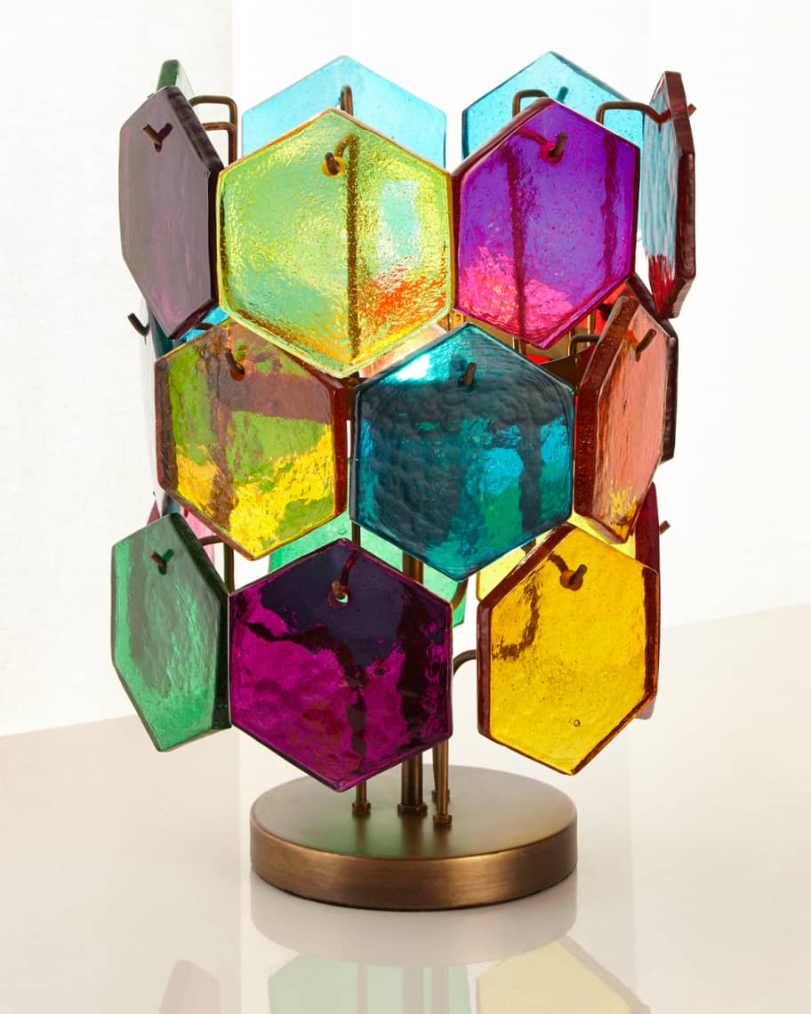 Image 3 of 3: Kaleidoscope Table Lamp