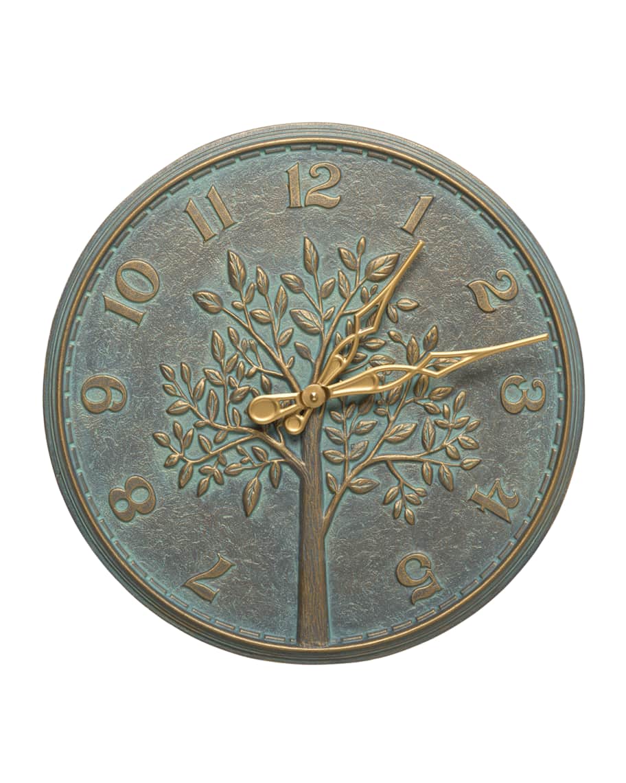 Image 2 of 2: Tree of Life 16" Indoor/Outdoor Wall Thermometer