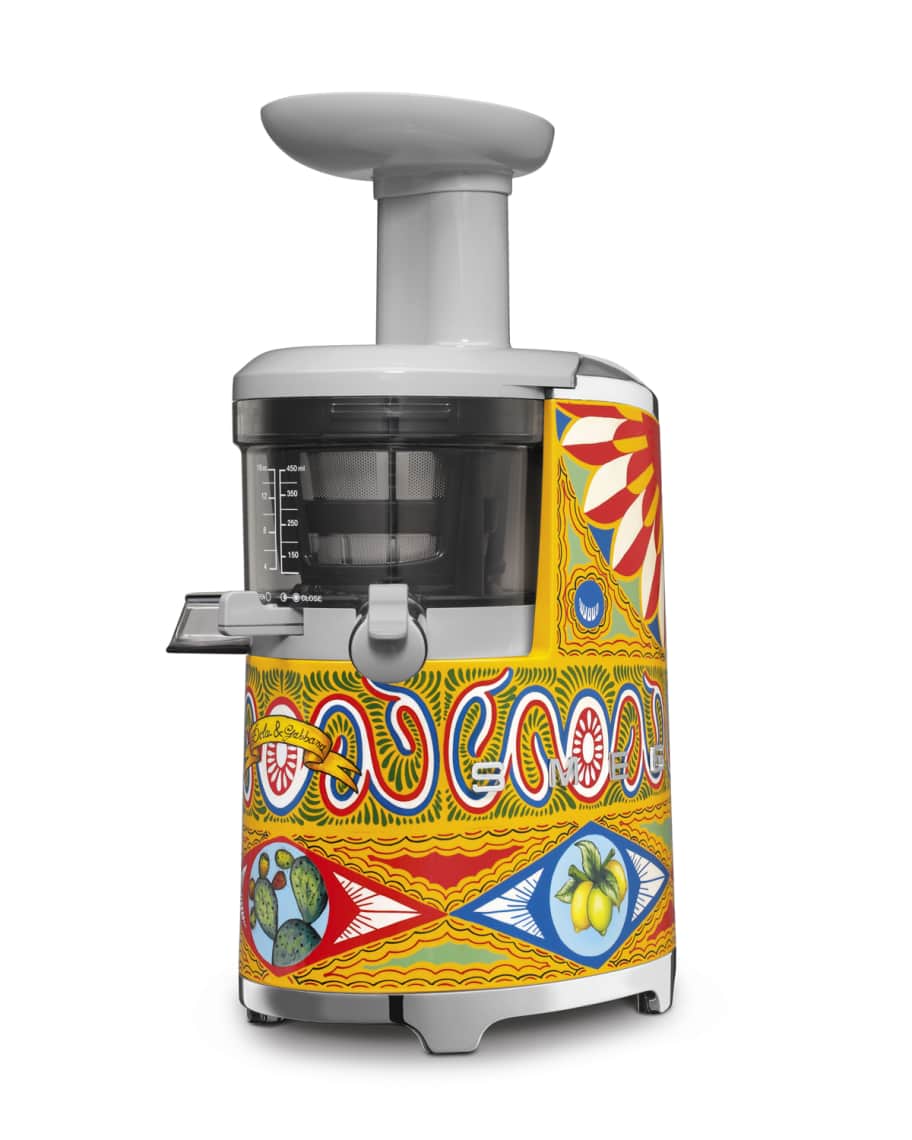 Image 1 of 2: D&G x SMEG Hand-Painted Slow Juicer