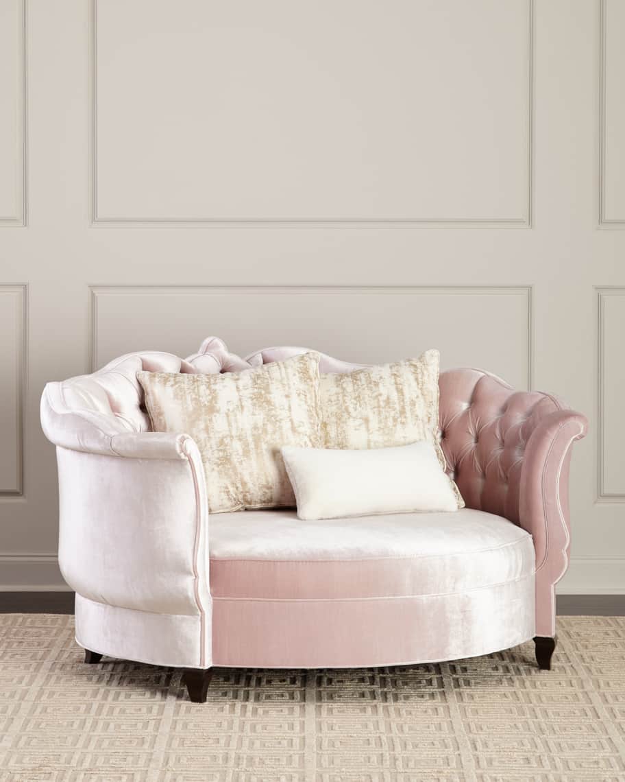 Blush pink cuddle chair clearance