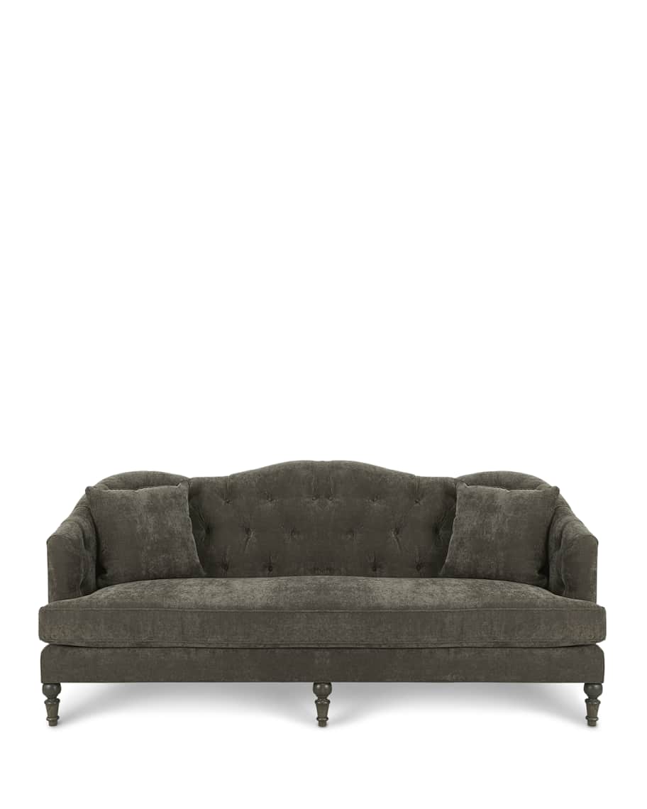 Image 2 of 2: Bentley Tufted Sofa