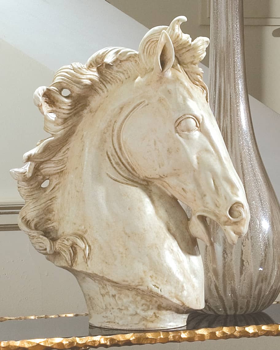 Image 2 of 3: Horse Head Sculpture