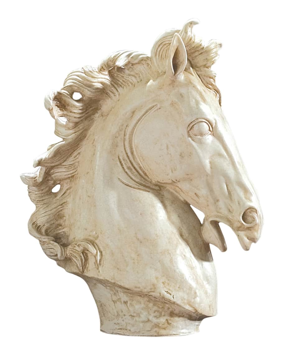 Image 3 of 3: Horse Head Sculpture
