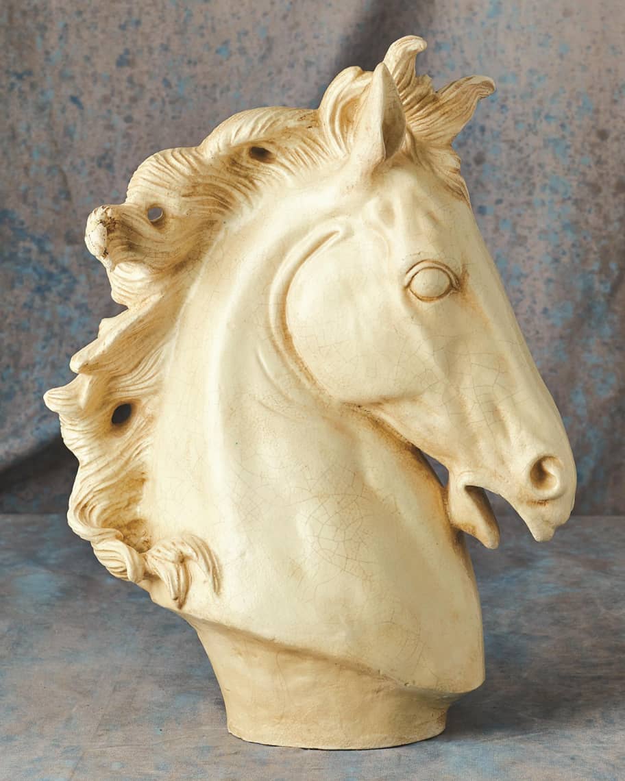 Image 1 of 3: Horse Head Sculpture