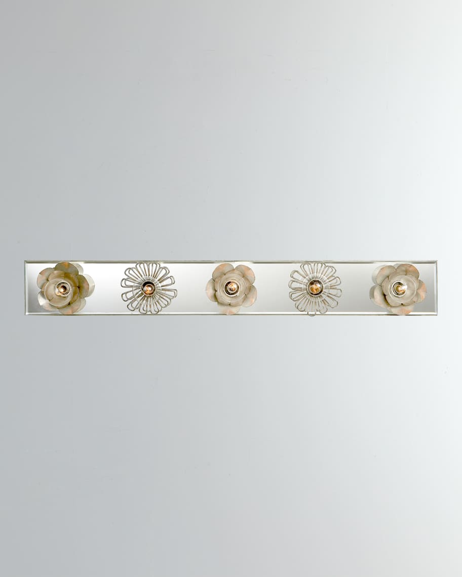 Floral discount vanity light