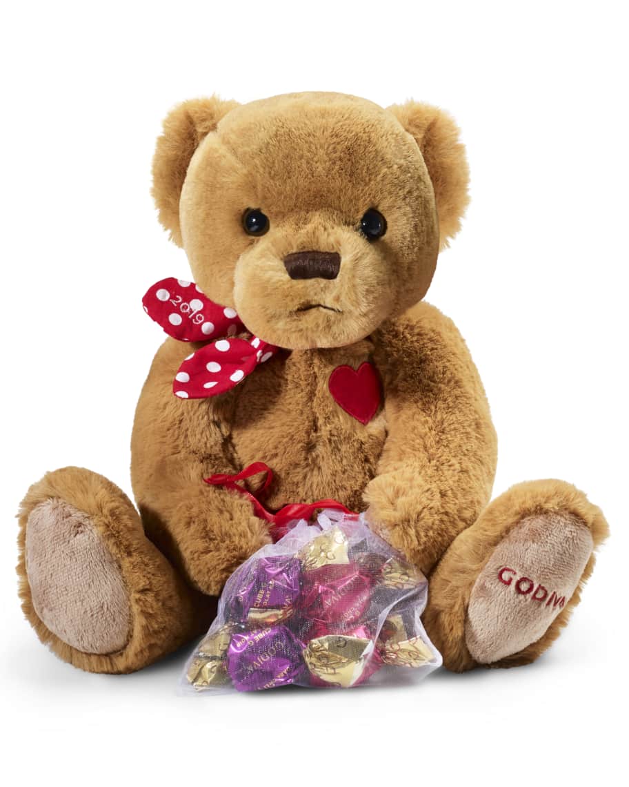Godiva Chocolatier Limited Edition Plush Bear with G Chocolate
