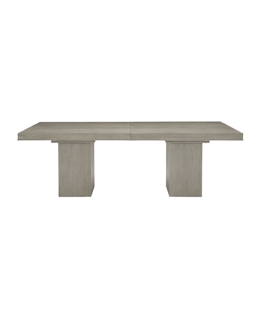 Bernhardt linea double pedestal hot sale dining table