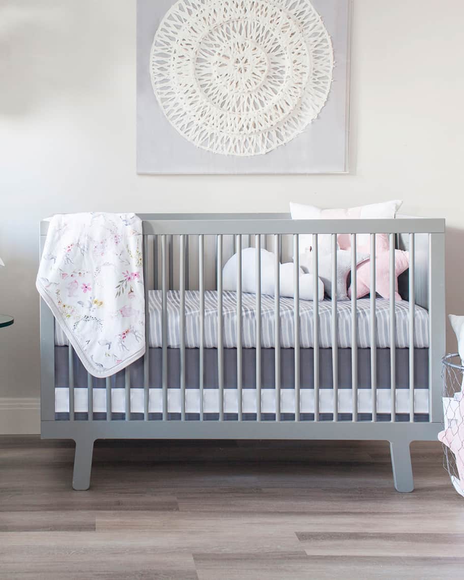 Image 3 of 4: Fawn Jersey Standard Crib Sheet