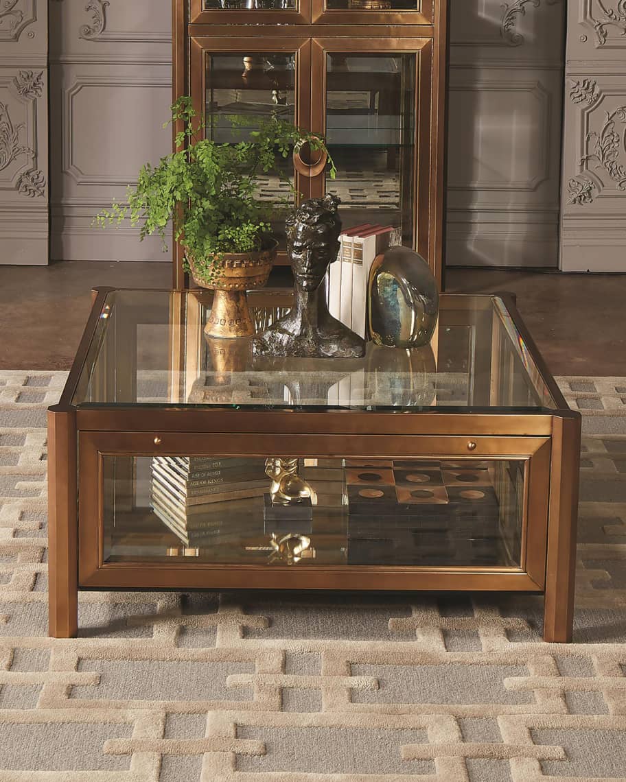 Global Views Apothecary Glass Top Coffee Table Horchow