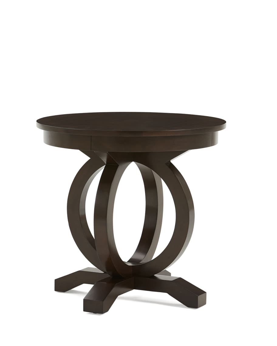 Image 2 of 4: Edison Round End Table