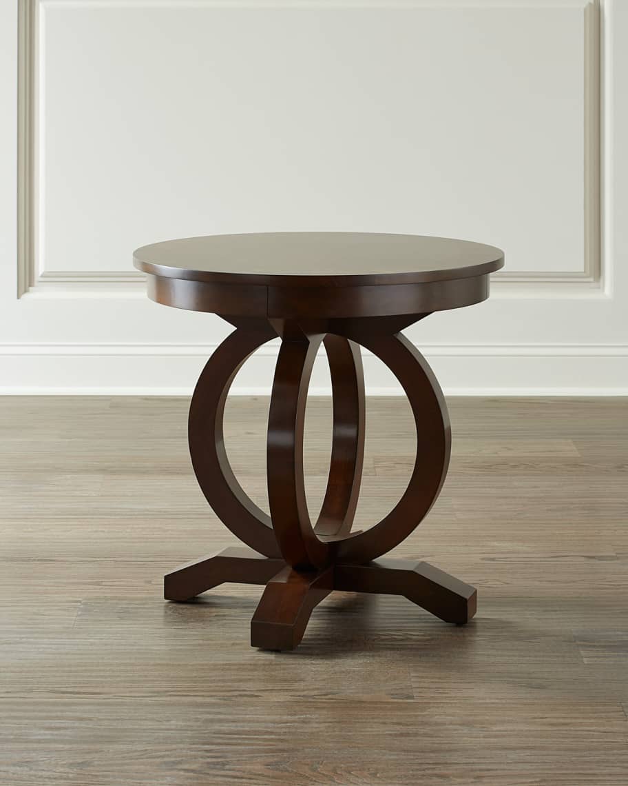 Image 1 of 4: Edison Round End Table