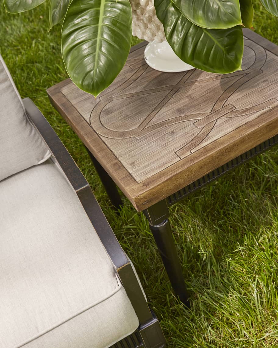Image 1 of 1: Morrissey Outdoor Leon Square Side Table