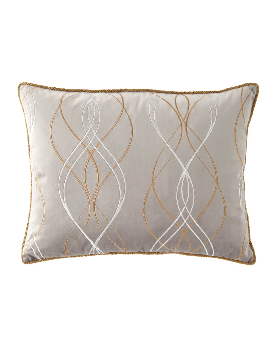 Dian Austin Couture Home Rialto Velvet Embroidered Standard Sham Horchow