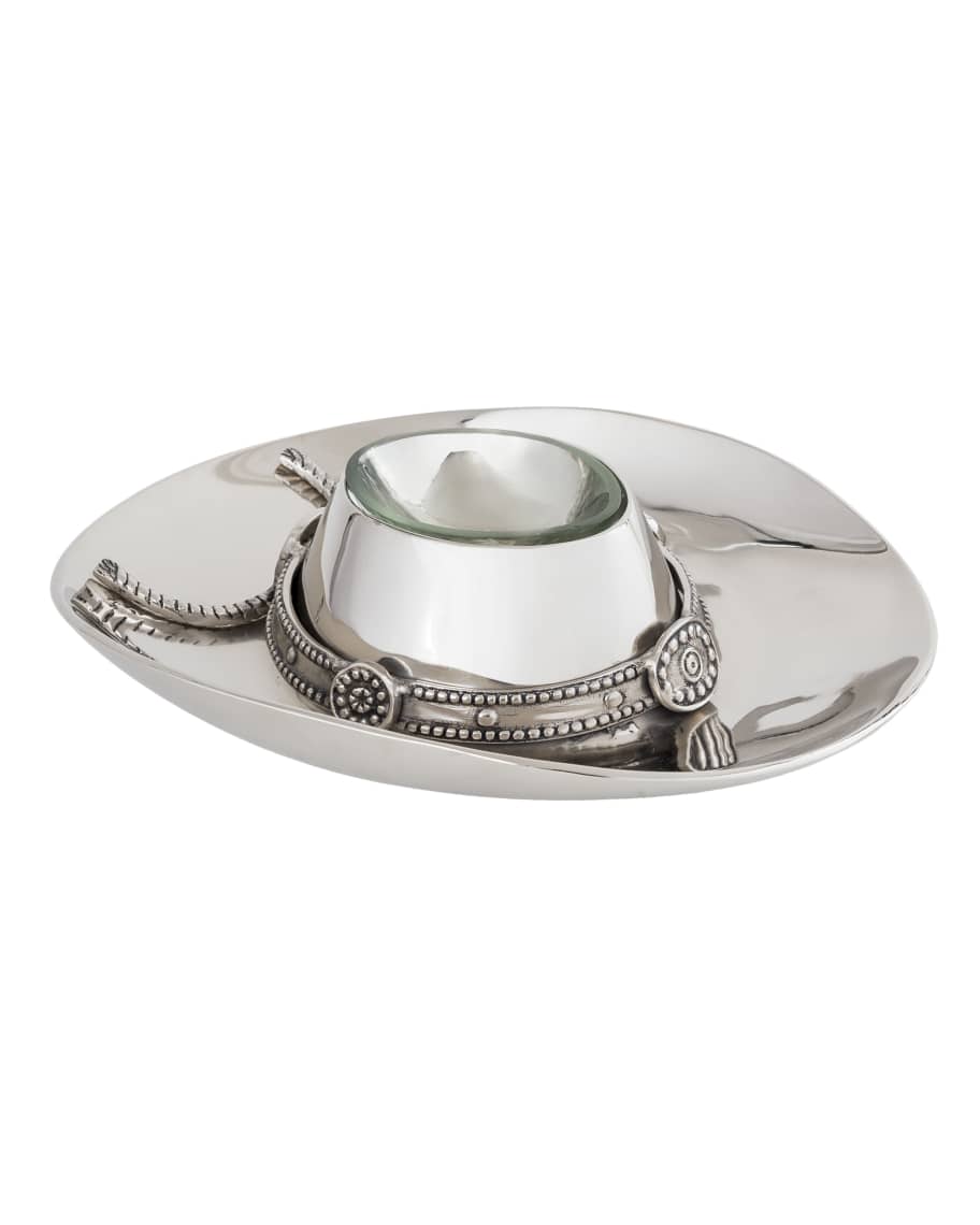 Star Home Designs Cowboy Hat Chip & Dip Server Horchow