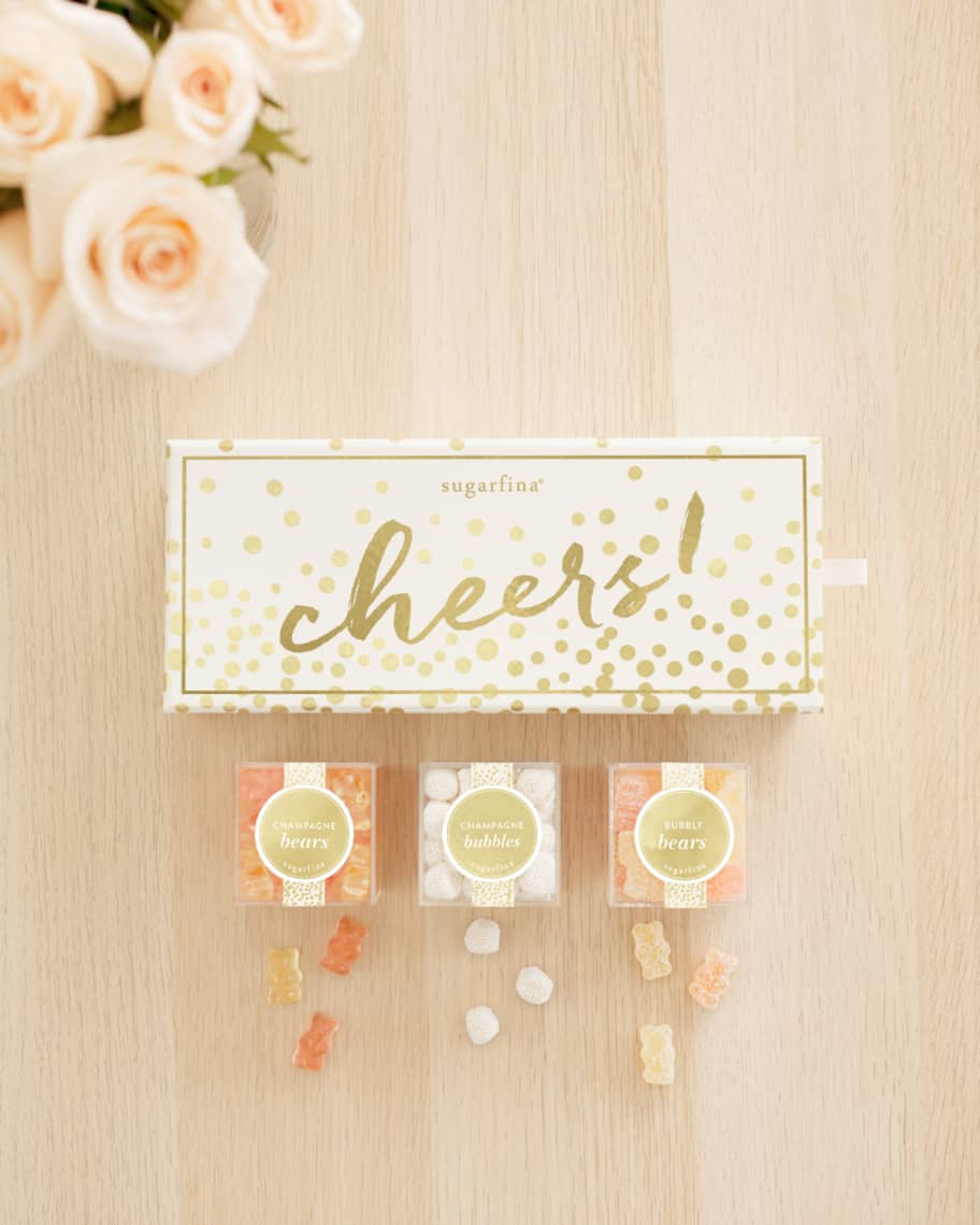 Image 3 of 5: Cheers 3-Piece Candy Bento Box