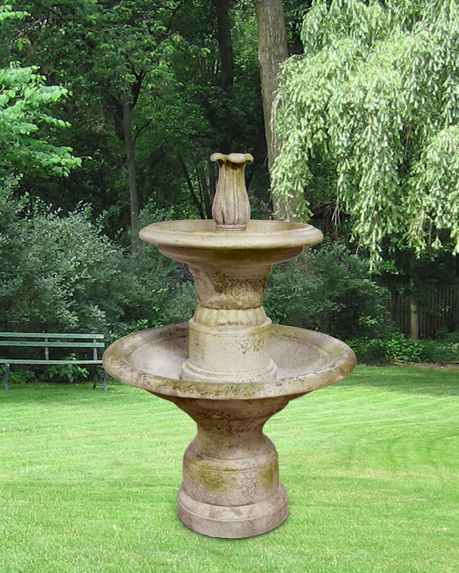 Image 1 of 1: Balustrade 2-Tier Fountain