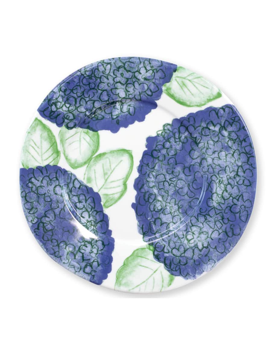 Image 1 of 2: Melamine Hydrangea Salad Plate