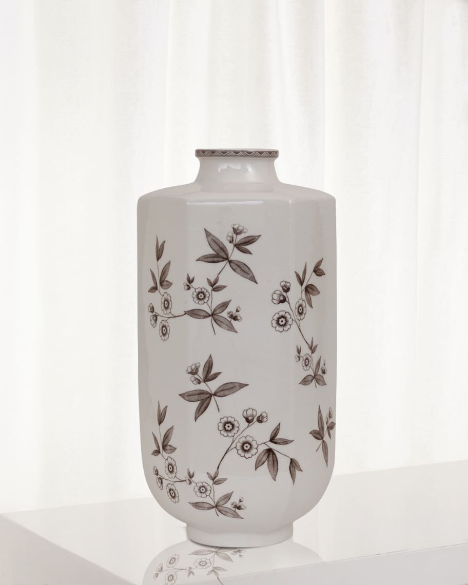 Image 1 of 2: Temba Large Vase, Brown